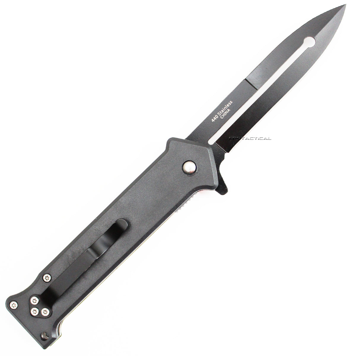 SE Spring Assisted Clip Point Folding Knife with Bald Eagle Design