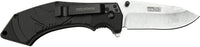 Tac-Force Skull Spring Assisted Tactical Knife w Stonewash Blade & Molded Tactile Polymer Scales Black / Gray 3.75"
