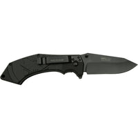 Tac-Force Skull Spring Assisted Tactical Knife  Blade & Molded Tactile Polymer Scales Black 3.75"
