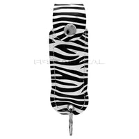 Survivor Pepper Spray Self Defense / Protection Keychain w Zebra Leather Case USA Made
