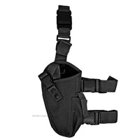 FiDragon Right Handed 600 Denier Nylon Elite Tactical Leg Holster Black