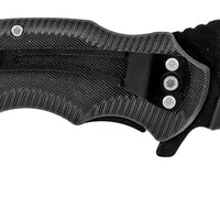 Pacific Solutions USA Flag Punisher Skull Spring Assist Karambit Knife Black Textured Polymer G10 Scales 2.75"