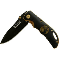 Elk Ridge Evolution ERE-FDR002-BG Gold and Black Manual Folding Compact Pocket Knife 2.75"
