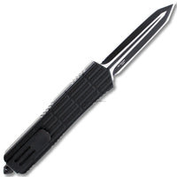 FPSTACTICAL Periphery OTF Dual Edge Black and Silver Knife 3.5"
