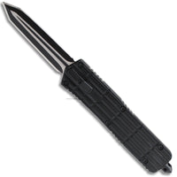 FPSTACTICAL Periphery OTF Dual Edge Black and Silver Knife 3.5"
