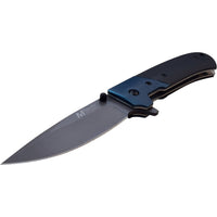 MTech USA Ball Bearing Gray / Black / Blue Manual Folding Pocket Knife w G10 Scales 3.75"
