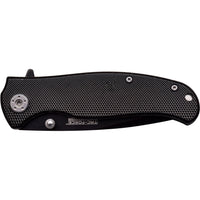 Tac-Force Classic Black Spring Assisted Compact Pocket Knife w Aluminum G10 Style Scales TF-420BK 3"
