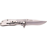 Tac-Force Chrome Mirror Finish Classic Style Spring Assisted Compact Pocket Knife 2.75"