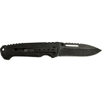 Tac-Force Evolution Heavy Duty Black / Grey / Tan Stonewashed Forest Camouflage Spring Assisted Tactical Knife 4"
